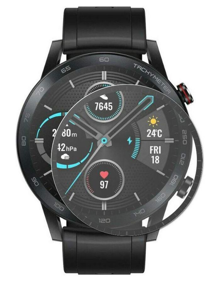 Ультратонкое полимерное стекло Barn&Hollis для Samsung Galaxy Watch 4 46mm Full Screen 3D Black УТ000026806 защитное стекло для samsung galaxy watch 4 закаленное 9h 40 44 мм 42 46 мм 4 шт с защитой от царапин