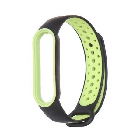 

Ремешок Red Line для Xiaomi Mi Band 6 Silicone Black-Yellow УТ000025170