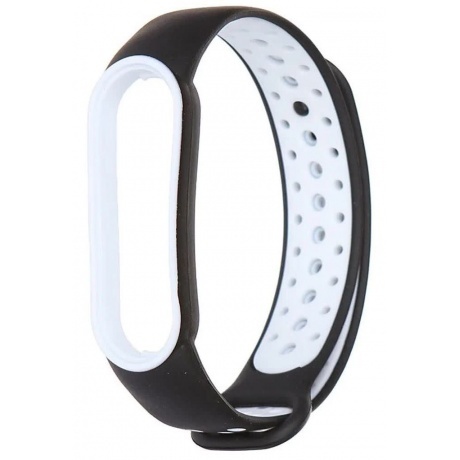 

Ремешок Red Line для Xiaomi Mi Band 6 Silicone Black-White УТ000025168