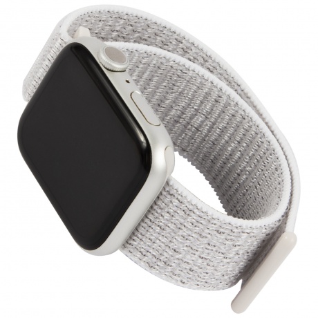 Ремешок нейлоновый MB mObility для Apple watch - 38-40 mm (S3/S4/S5 SE/S6), белый УТ000027910 - фото 3