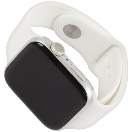 Ремешок силиконовый MB для Apple watch – 42-44 mm (S3/S4/S5 SE/S6), белый УТ000027904 - фото 3