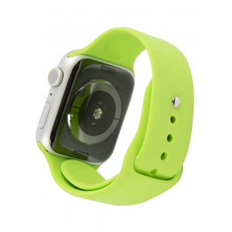 Ремешок силиконовый MB для Apple watch – 42-44 mm (S3/S4/S5 SE/S6), зеленый УТ000027901 - фото 3