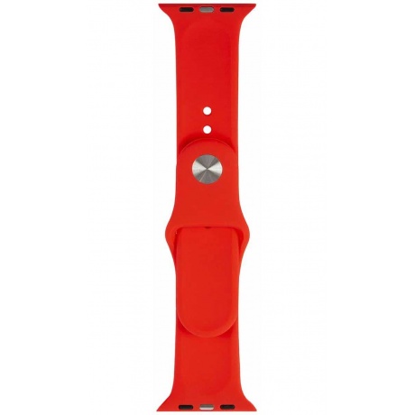 Ремешок Red Line силиконовый для Apple Watch – 38/40 mm (S3/S4/S5/SE/S6), красный УТ000027228 - фото 2