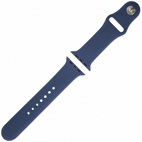 Ремешок Red Line силиконовый для Apple Watch – 38/40 mm (S3/S4/S5/SE/S6), синий УТ000027227 - фото 1