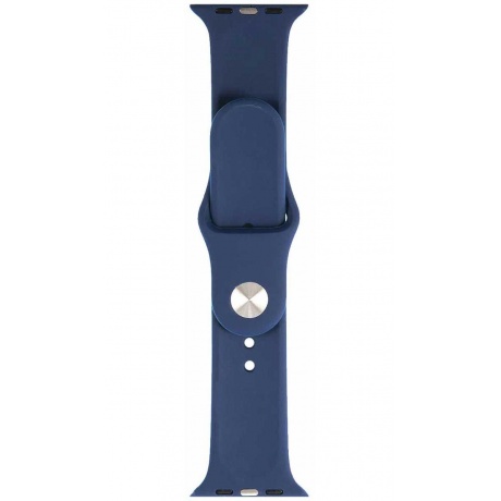 Ремешок Red Line силиконовый для Apple Watch – 38/40 mm (S3/S4/S5/SE/S6), синий УТ000027227 - фото 2