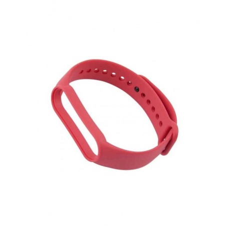 Ремешок Red Line силиконовый для Xiaomi Mi Band 6, розово-красный, №33 УТ000025166 - фото 2