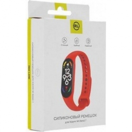 Ремешок силиконовый Red Line для Xiaomi Mi Band 7, красный - фото 6