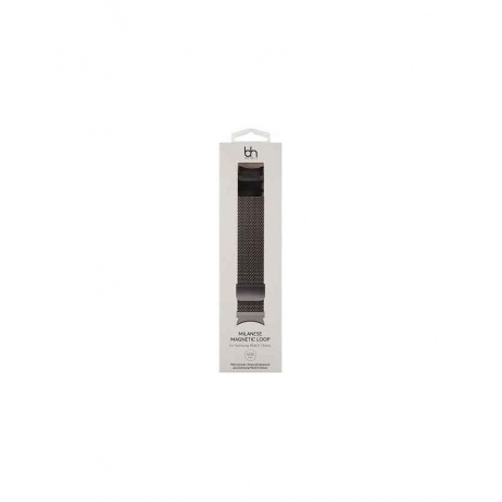 Ремешок Barn&amp;Hollis магнитный для Samsung Galaxy Watch 4 Classic (42/46mm), металл, черный - фото 3