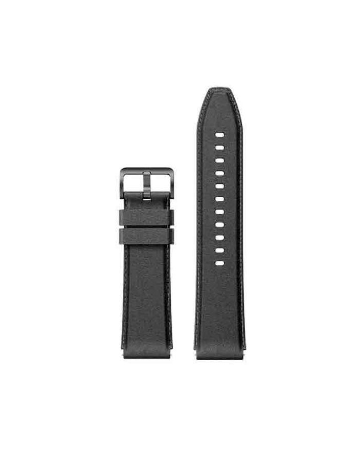 Ремешок Xiaomi Watch S1 Strap (Leather) Black ремешок xiaomi watch s1 active strap orange bhr5593gl