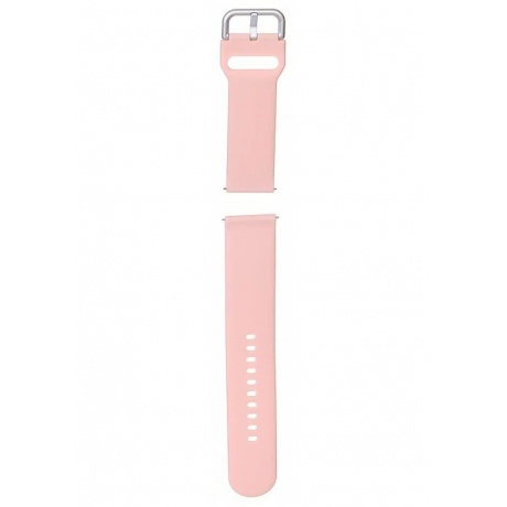 Ремешок Red Line для часов универсальный силиконовый, 22 mm, светло-розовый - фото 3