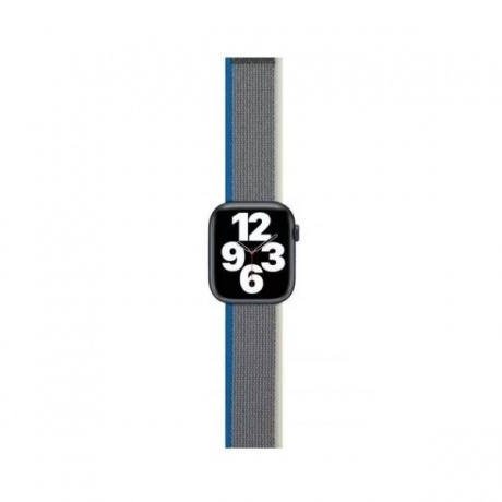 Ремешок нейлон Red Line для Apple watch - 38/40/41 mm, Blue/Grey
