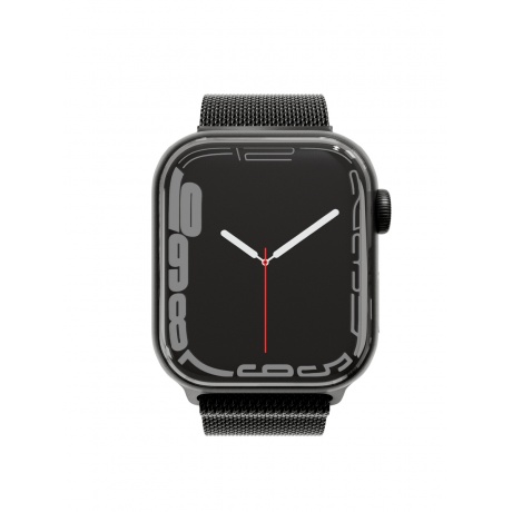Ремешок из нержавеющей стали сетчатый VLP для Apple Watch 38/40/41, чёрный - фото 5
