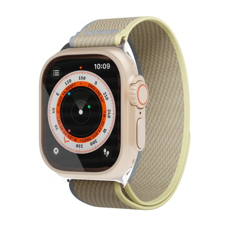 Ремешок нейлоновый Trail Band VLP для Apple Watch 42/44/45/49mm, бежевый-желтый - фото 1