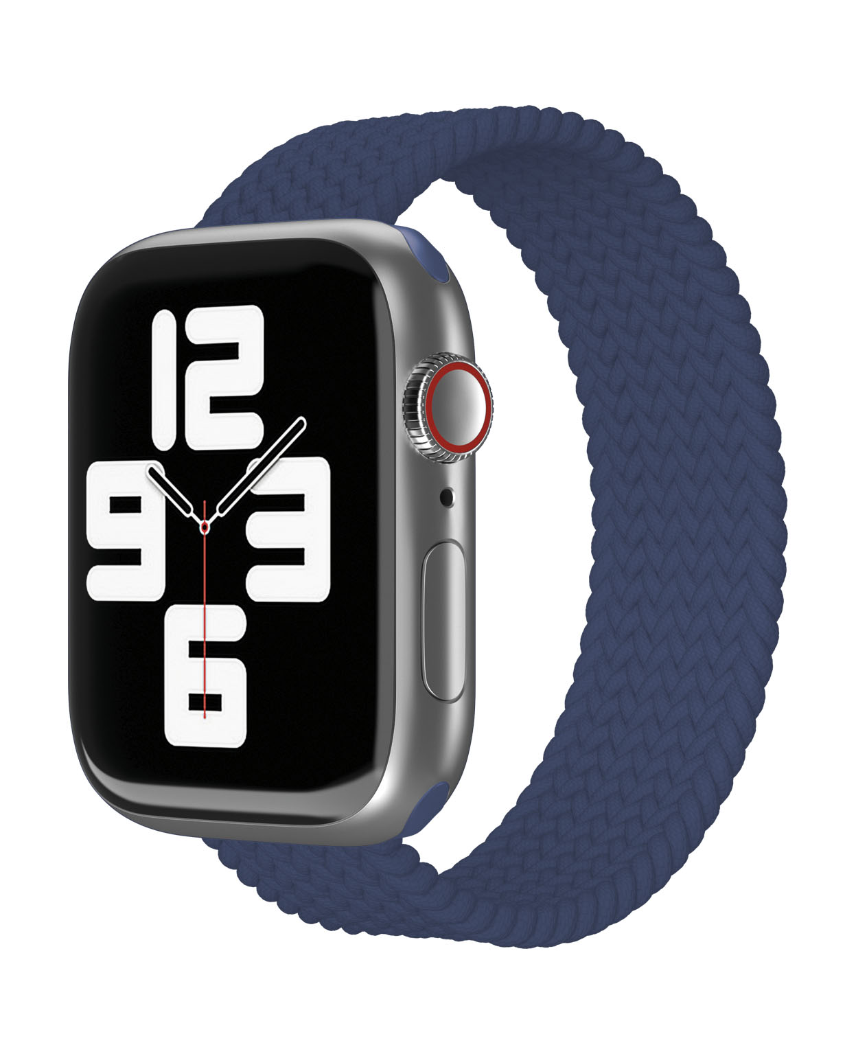 Ремешок нейлоновый плетёный VLP для Apple Watch 38/40/41, L/XL, 2шт, тёмно-синий яркий плетеный ремешок tingdong для запястья ремешок на запястье для gba sp