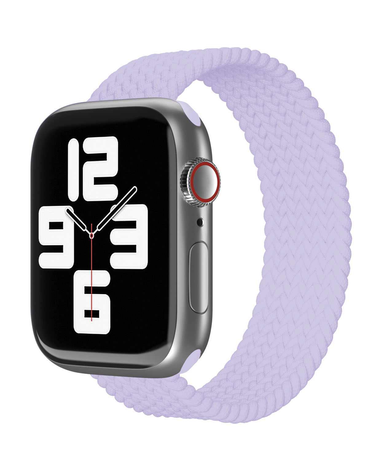 Ремешок нейлоновый плетёный VLP для Apple Watch 42/44/45, L/XL, 2шт, фиолетовый ремешок vlp ремешок нейлоновый плетёный vlp для apple watch 42 44 45 l xl 2шт темно синий