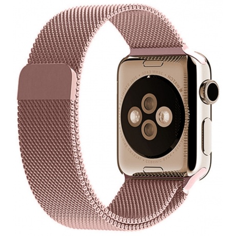 Ремешок миланская петля Red Line для Apple watch – 42/44/45/49 mm, (S3/S4/S5 SE/S6/S7/S8/Ultra) Rose - фото 2