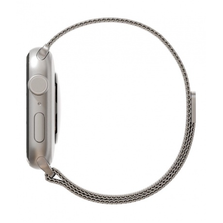 Ремешок из нержавеющей стали сетчатый VLP для Apple Watch 38/40/41, серебристый - фото 5