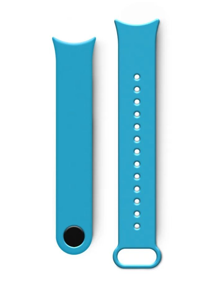 Ремешок силиконовый BoraSCO для Xiaomi Mi Smart Band 8 синий