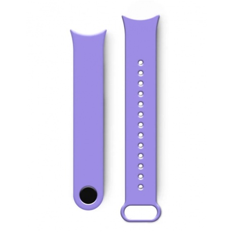 Ремешок силиконовый BoraSCO для Xiaomi Mi Smart Band 8 фиолетовый - фото 1
