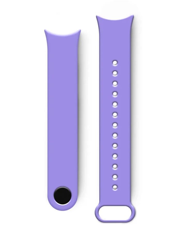 Ремешок силиконовый BoraSCO для Xiaomi Mi Smart Band 8 фиолетовый 72275 - фото 1