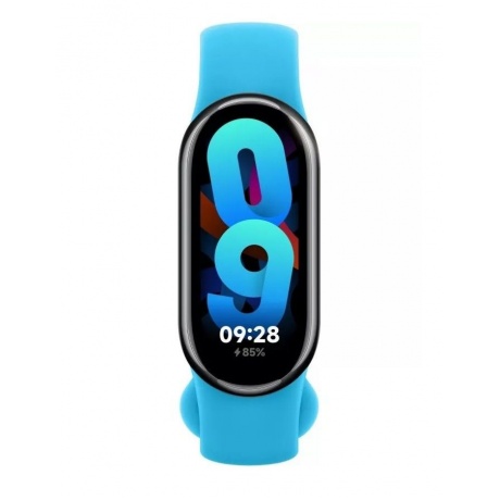 Ремешок для фитнес-браслета Xiaomi Smart Band 8 Strap - Aqua Blue - фото 2
