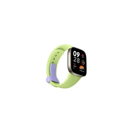 Ремешок силиконовый для умных Redmi Watch 3 Silicone Strap лаймовый зеленый - фото 1
