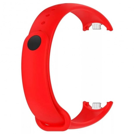 Ремешок силиконовый Red Line для Xiaomi Band 8, красный - фото 3