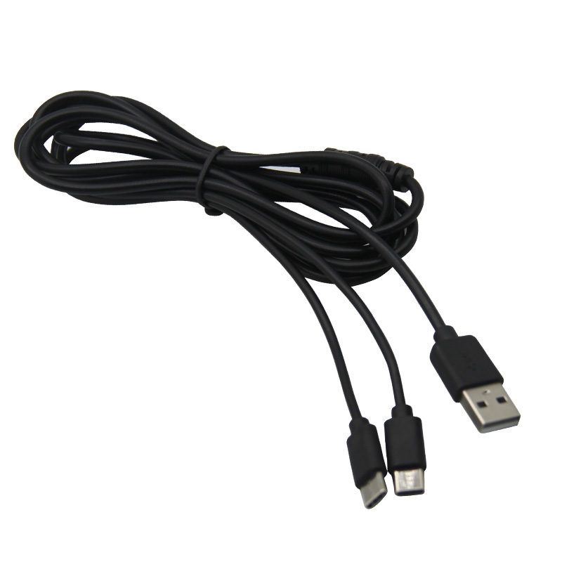 цена Кабель зарядный Red Line для геймпада игровой приставки P5 USB - Type-C (2 метра), черный (HS-PS5601)