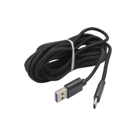 Кабель зарядный Red Line для геймпада игровой приставки P5 USB - Type-C (3 метра), черный (HS-PS5603A) - фото 1