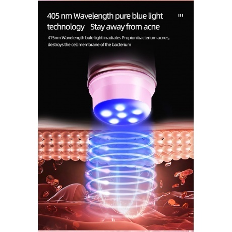 Косметологический аппарат для лечения акне FitTop L-Skin PINK - фото 5