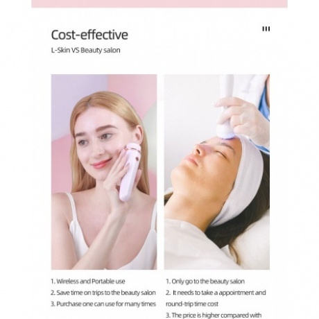 Косметологический аппарат для лечения акне FitTop L-Skin PINK - фото 10