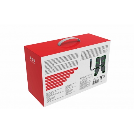 Компрессионный лимфодренажный массажер для ног Bradex серый - фото 5