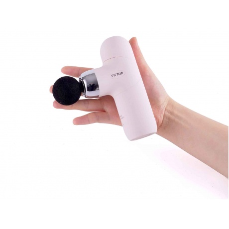 Перкуссионный массажер FitTop SuperHit Mini II PINK - фото 7