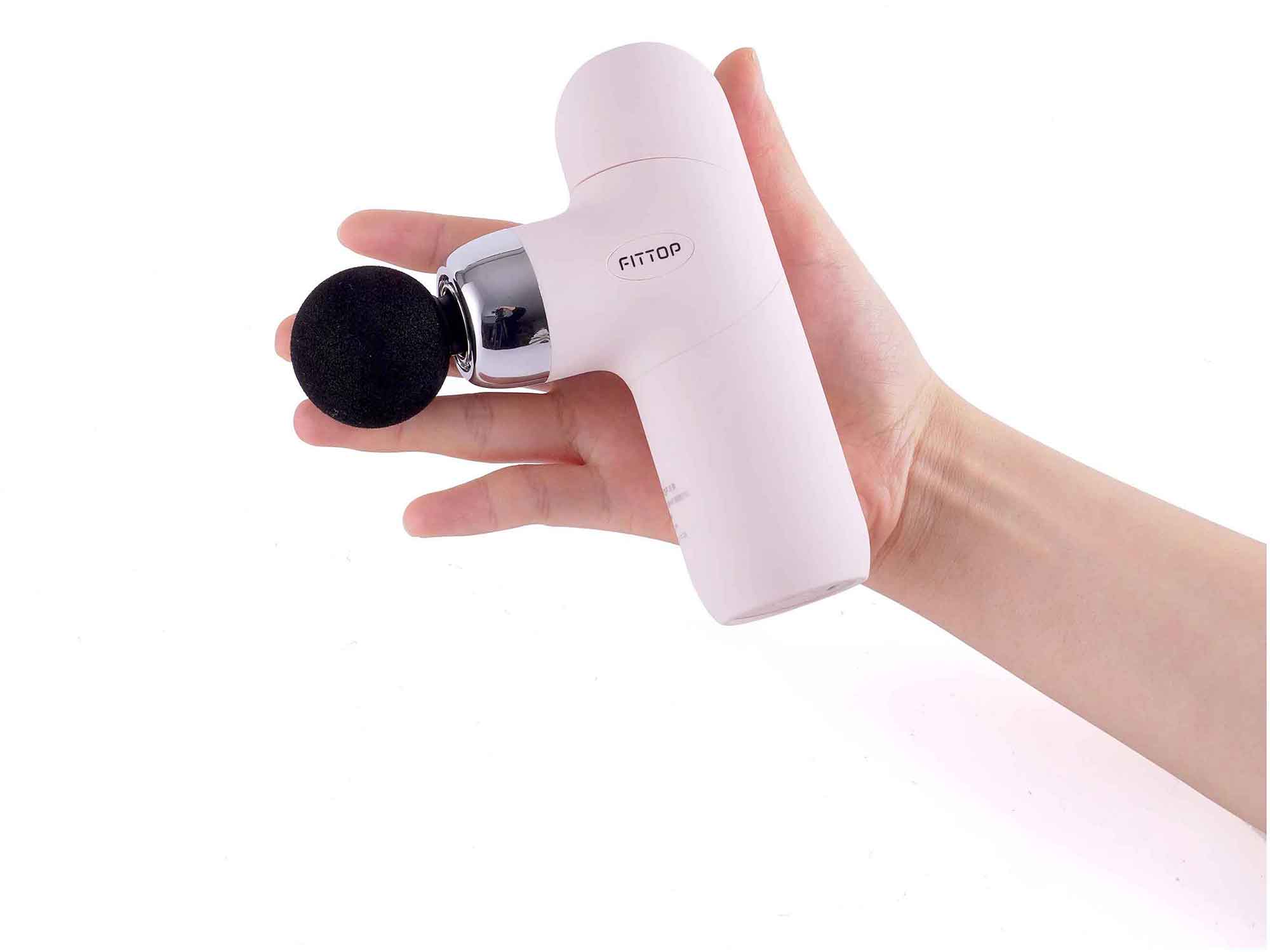 Перкуссионный массажер FitTop SuperHit Mini II PINK - фото 7