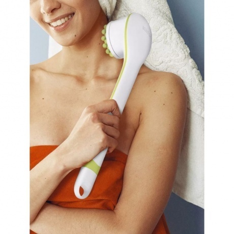 Щетка-массажер для тела Kitfort КТ-3161-2 бело-фисташковый - фото 21