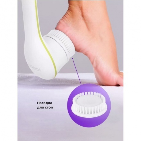 Щетка-массажер для тела Kitfort КТ-3161-2 бело-фисташковый - фото 24