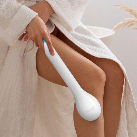 Щетка-массажер для тела Kitfort КТ-3161-3 бело-бирюзовый - фото 18