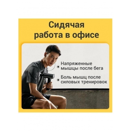 Перкуссионный массажер Xiaomi Massage Gun - фото 16