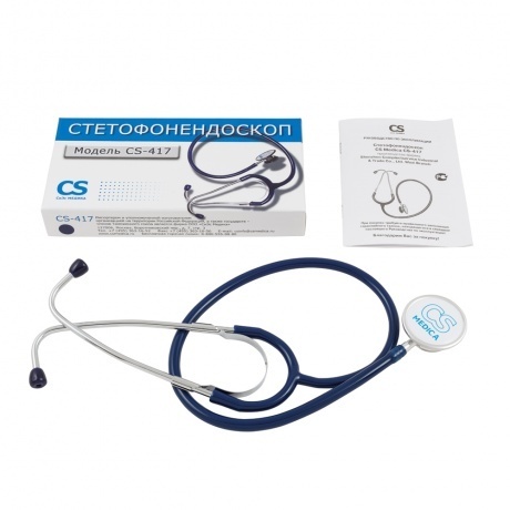 Стетофонендоскоп CS Medica CS-417 (синий) - фото 7