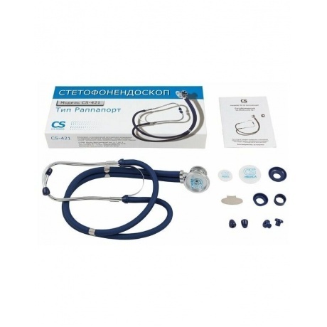Стетофонендоскоп CS Medica CS 421 (синий) - фото 4