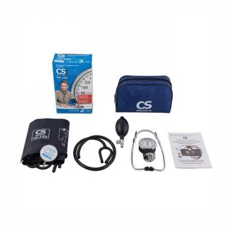 Тонометр механический со встренным фендоскопом CS Medica CS-105 - фото 2