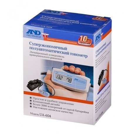 Тонометр полуавтоматический AND UA-604 - фото 3