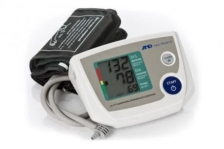 Тонометр автоматический с адаптером AND UA-777 AC-L с большой ма...