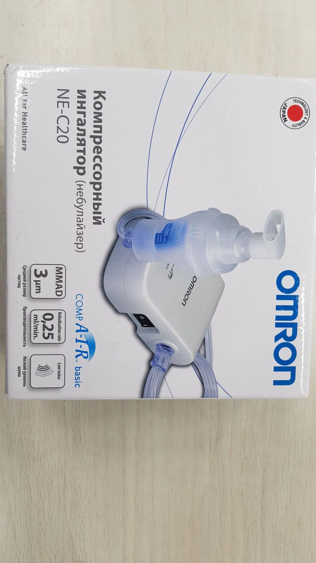 Ингалятор (небулайзер) Omron NE-C20 отличное состояние - фото 3