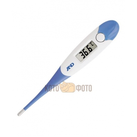 Термометр электронный AND DT-623 белый/синий - фото 1