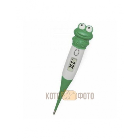 Термометр электронный AND DT-624 Лягушка зеленый/белый - фото 3