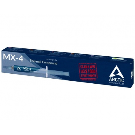 Термопаста Arctic Cooling MX-4 Thermal Compound ORACO-MX40001-BL 4г - фото 5