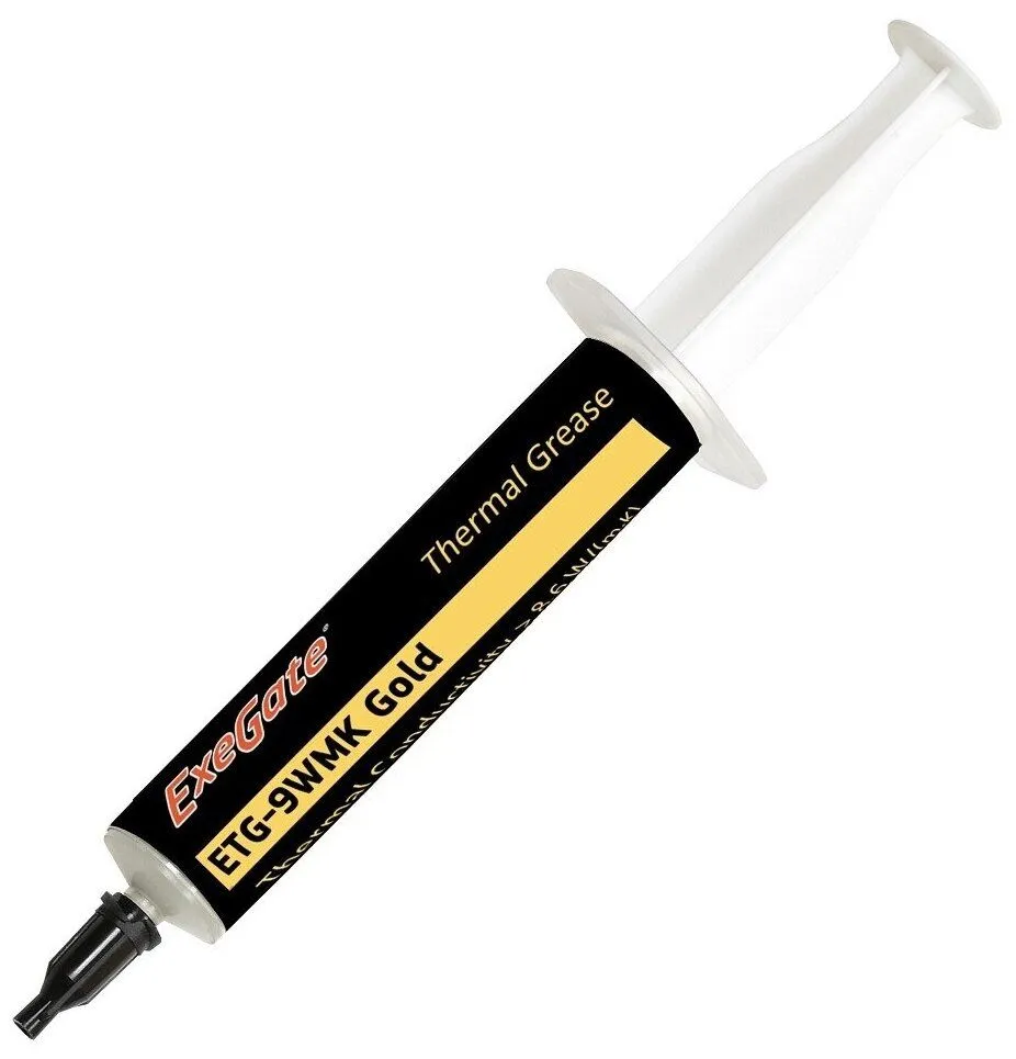 Термопаста ExeGate ETG-9WMK Gold 2g EX282342RUS - фото 2