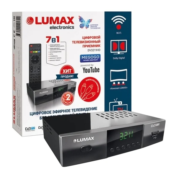 TV-тюнер Lumax DVB-T2 DV3211HD