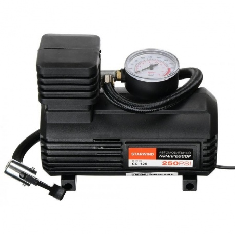 

Компрессор автомобильный Starwind CC-120 15л/мин шланг 0.45м